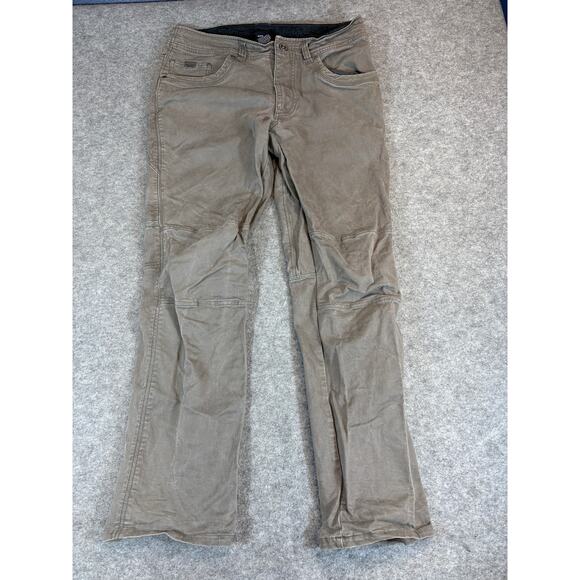 Kuhl Pants Mens 34x32 Brown Straight Tactical Outdoor Hiking Workwear Utility - Picture 1 of 7